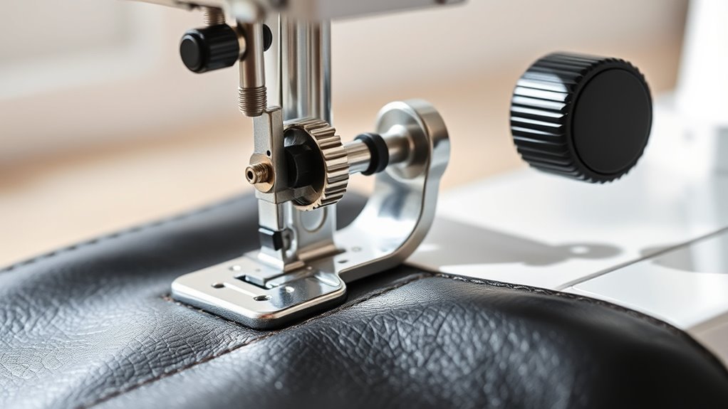 adjust leather sewing machine settings