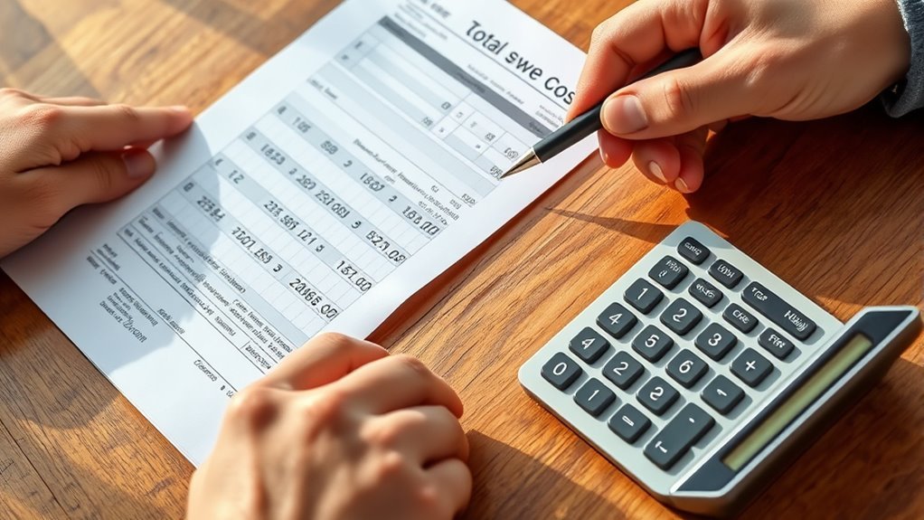 calculate sewer billing costs