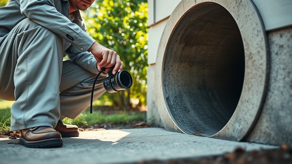 camera inspection reveals pipe condition