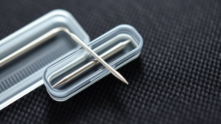 carrying sewing needles safely