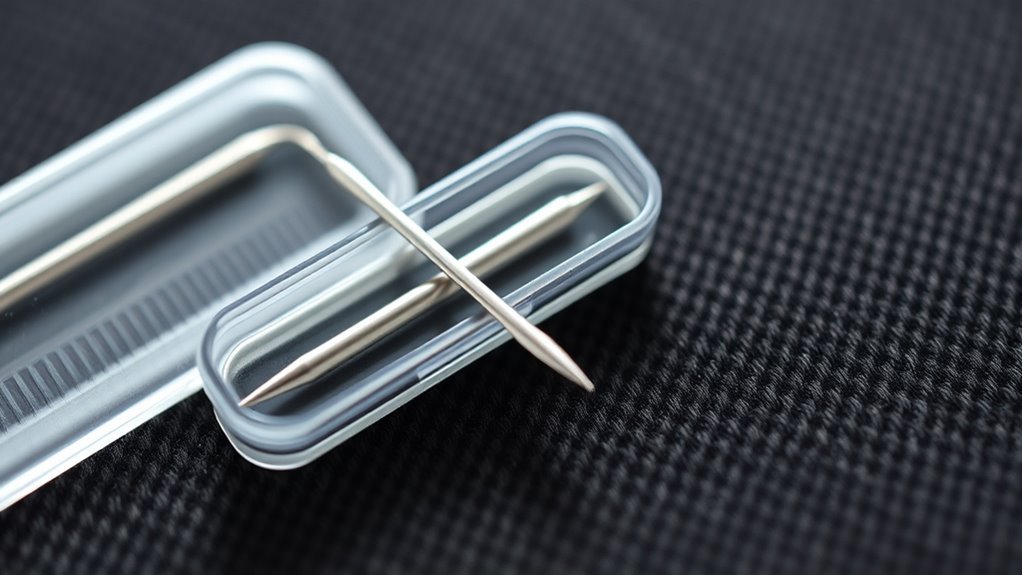 carrying sewing needles safely