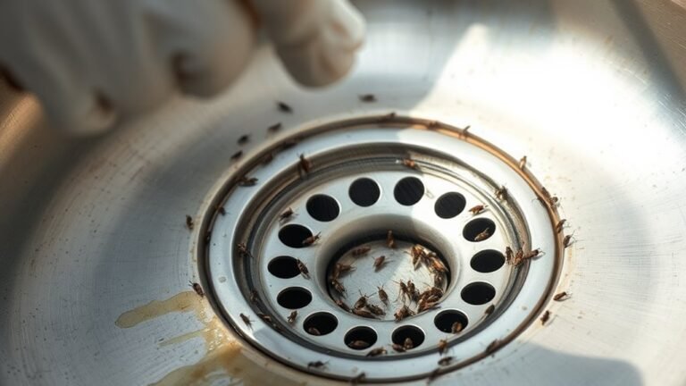 eliminate sewer flies quickly