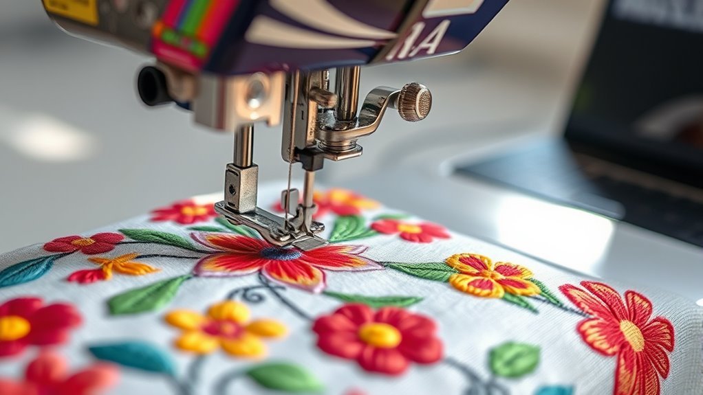 embroidery capabilities of sewing machines