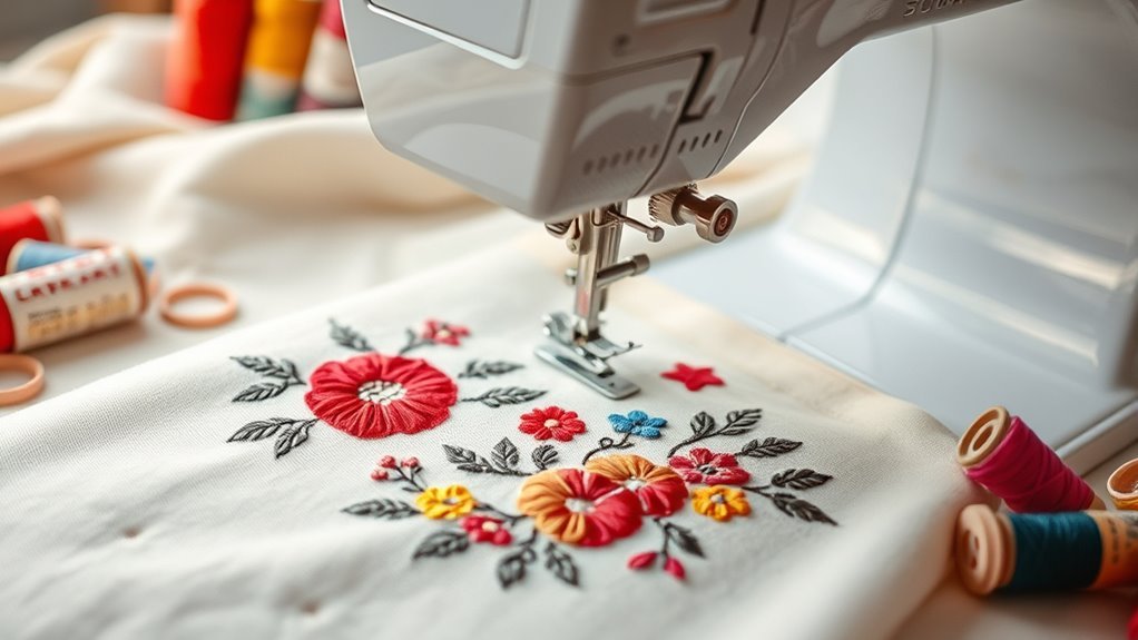 embroidery options for sewing machines