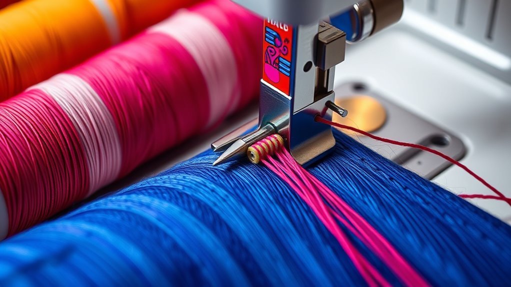 embroidery thread s vibrant sheen