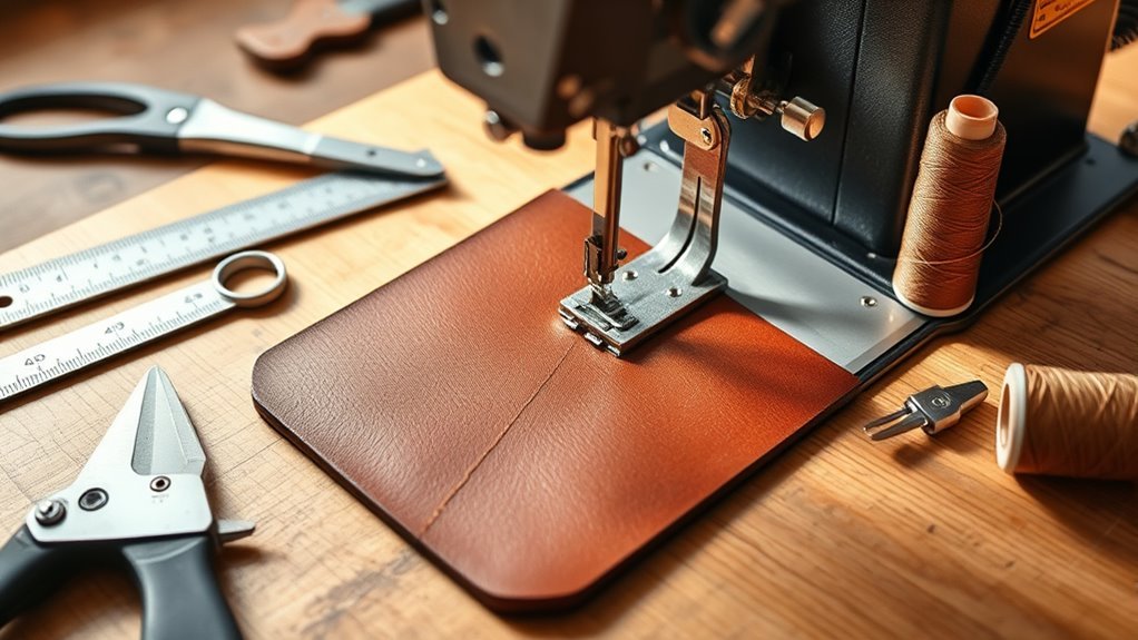 essential leather sewing tools