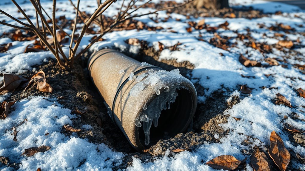 factors causing sewer freezing