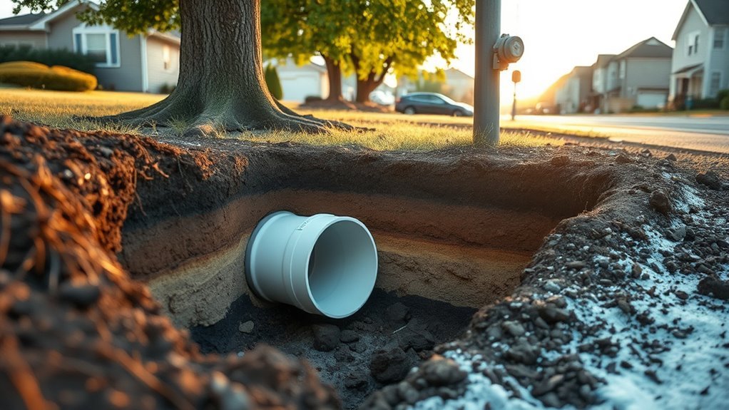 factors determining sewer depth