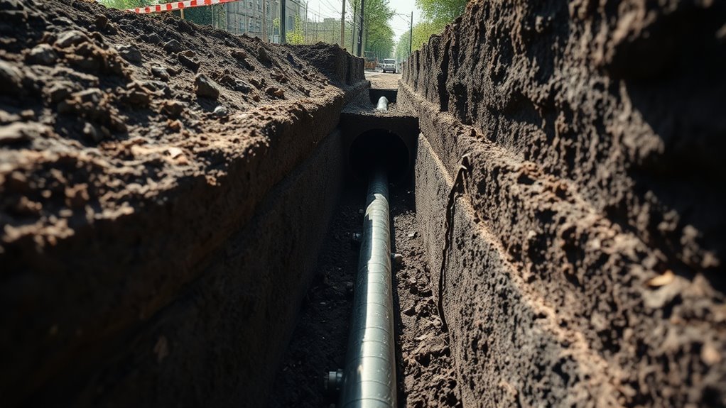 factors influencing sewer depth