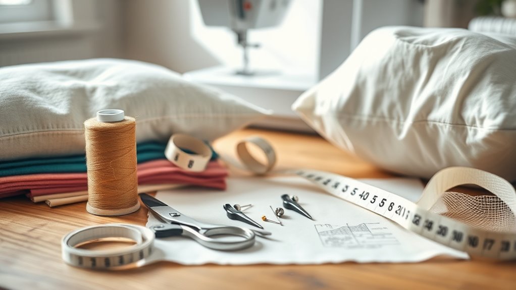gather sewing supplies efficiently