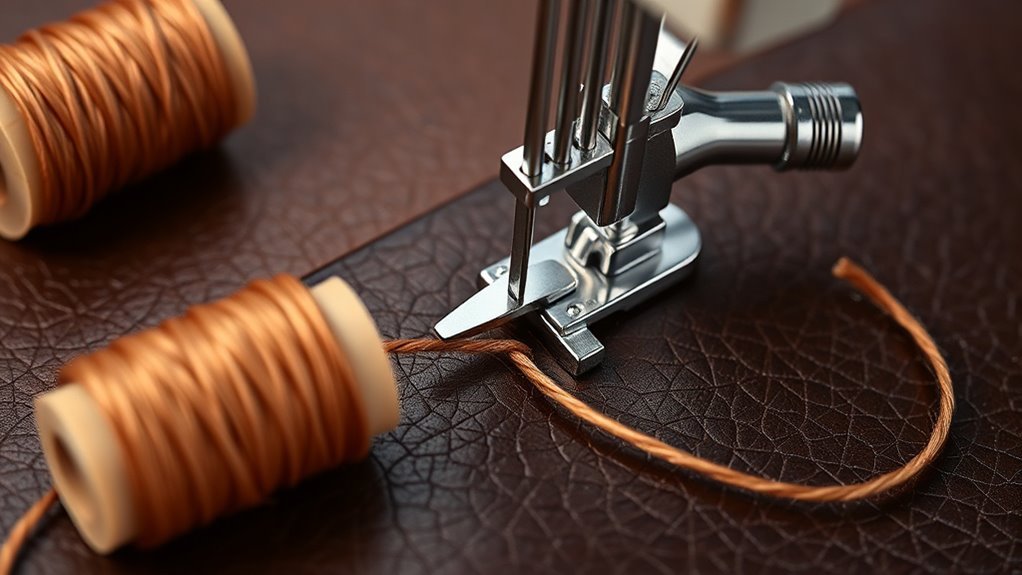 leather sewing needle selection