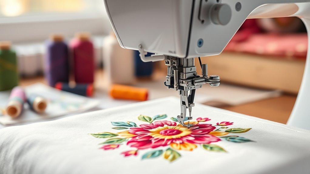 limited embroidery function options