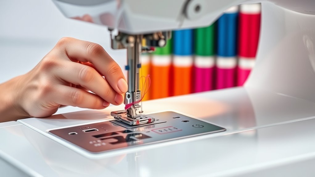 prepare embroidery thread properly