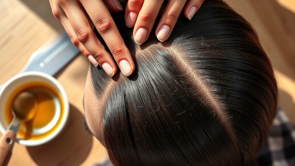 prepare hair scalp moisture