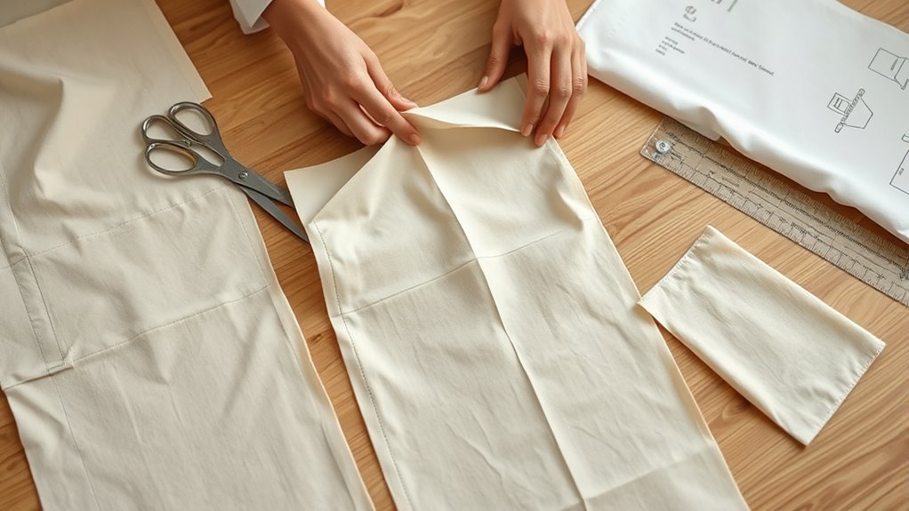 prewash pattern fold label