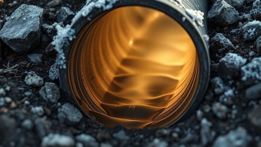 proper pipe slope prevents freezing