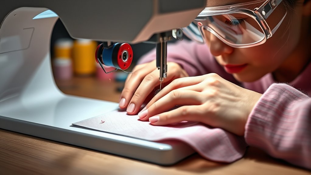 protect your eyes during sewing