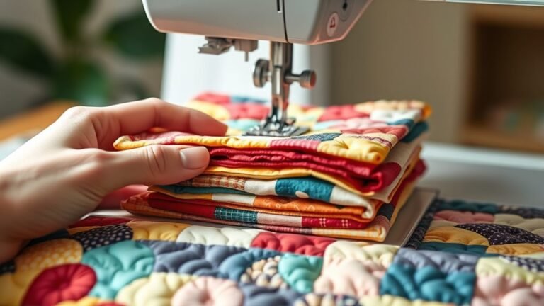 quilting with a sewing machine