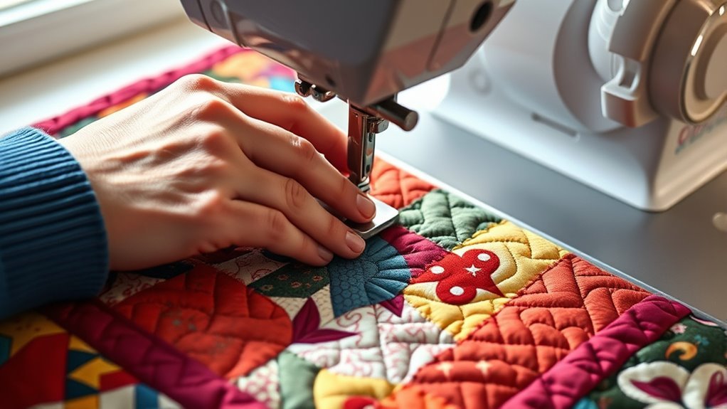 quilting with standard sewing machine