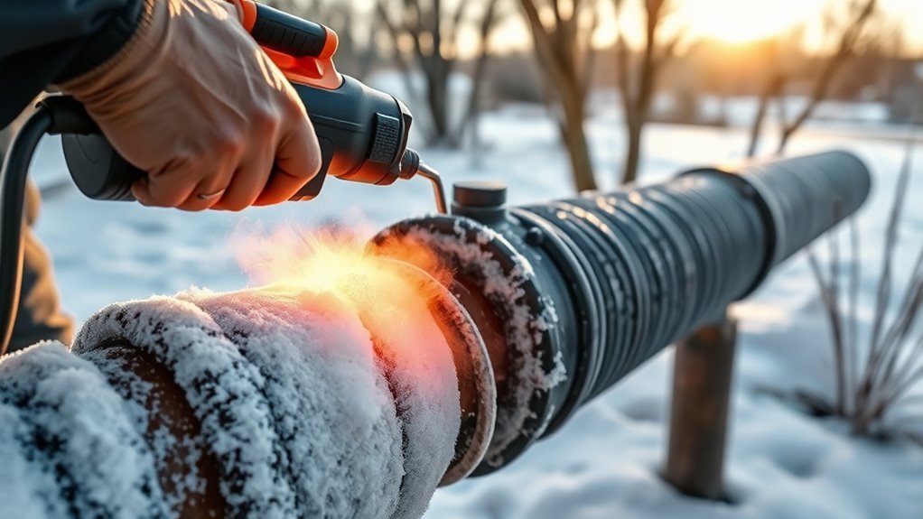 safe pipe thawing techniques