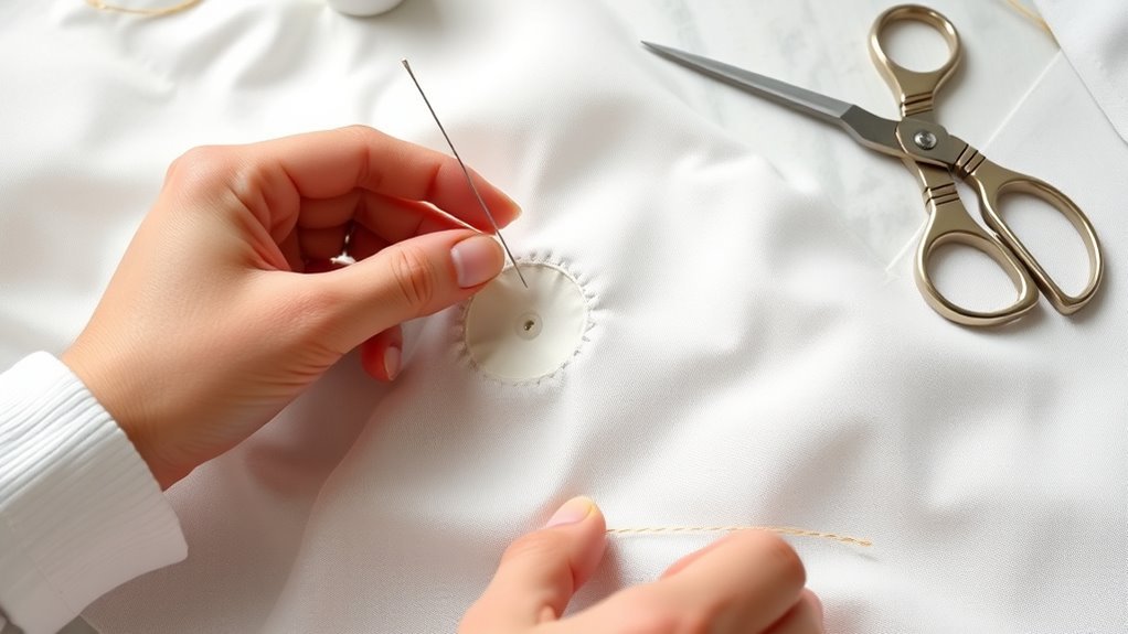 seal open reinforce stitches