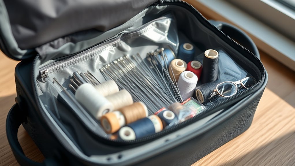 secure padded needle container