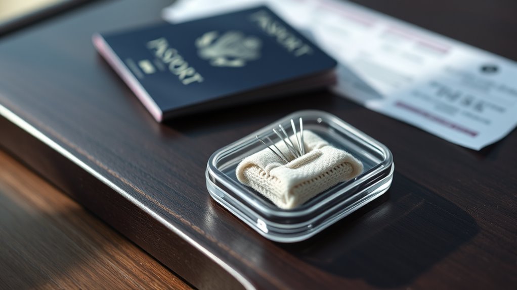 secure sewing needles properly