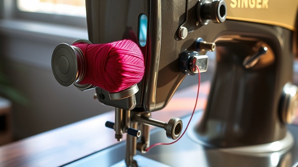 secure spool with cap