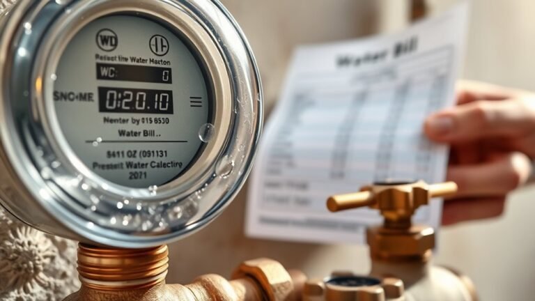 sewer bill calculation method