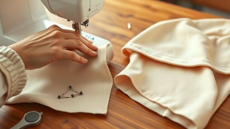 sewing a neat blind hem
