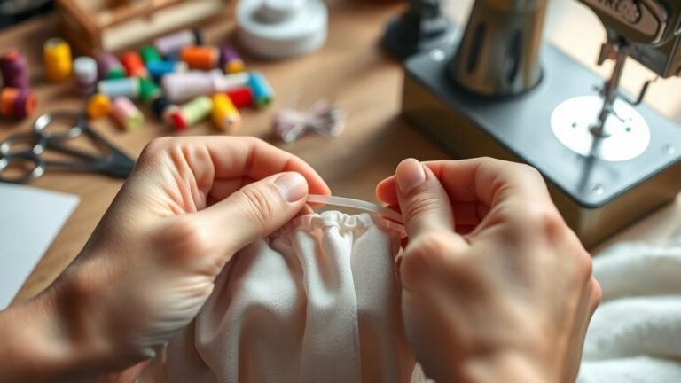 sewing elastic into fabric