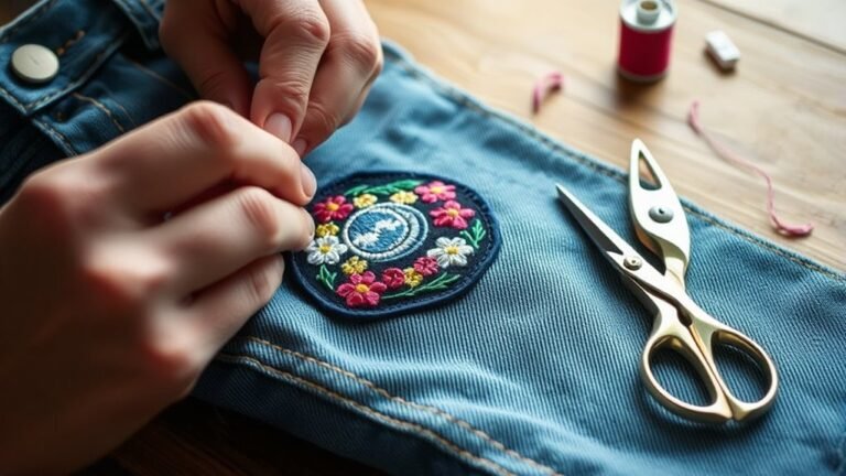 sewing iron patch instructions