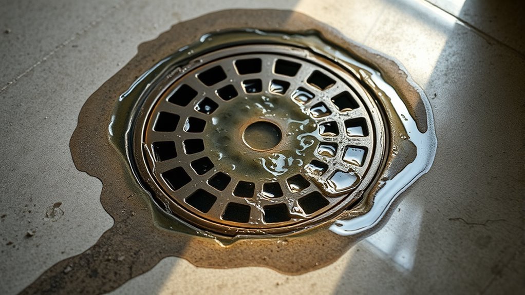 signs of drain blockage