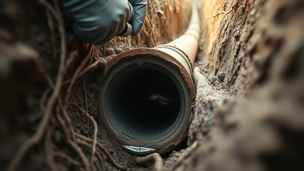 signs of sewer sagging