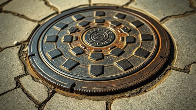 standard sewer cover weight