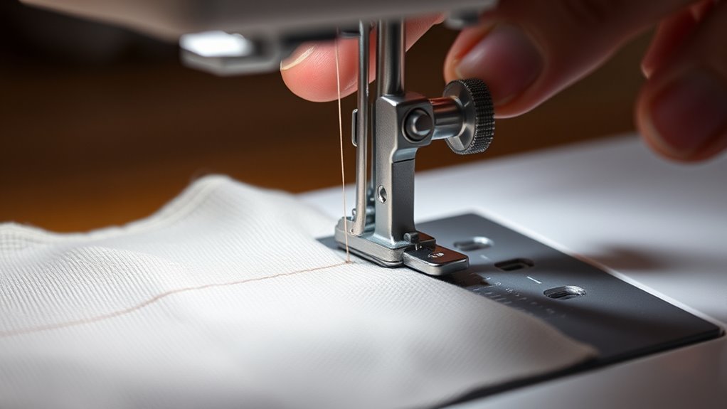 test tension and stitch quality