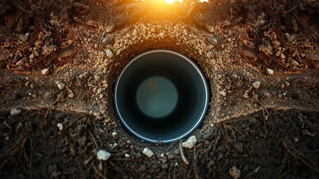 typical sewer line burial depths
