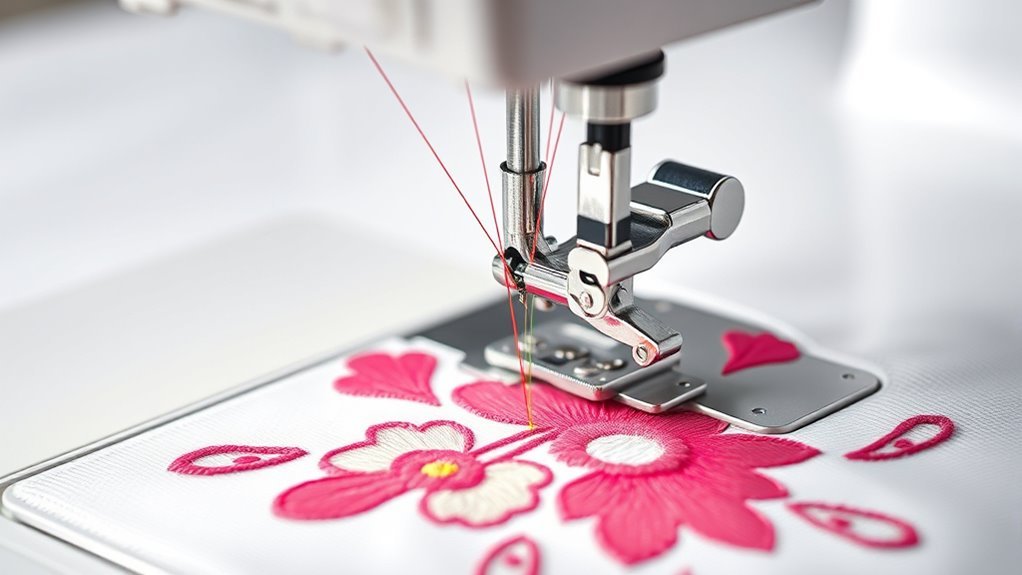 vibrant high sheen embroidery thread
