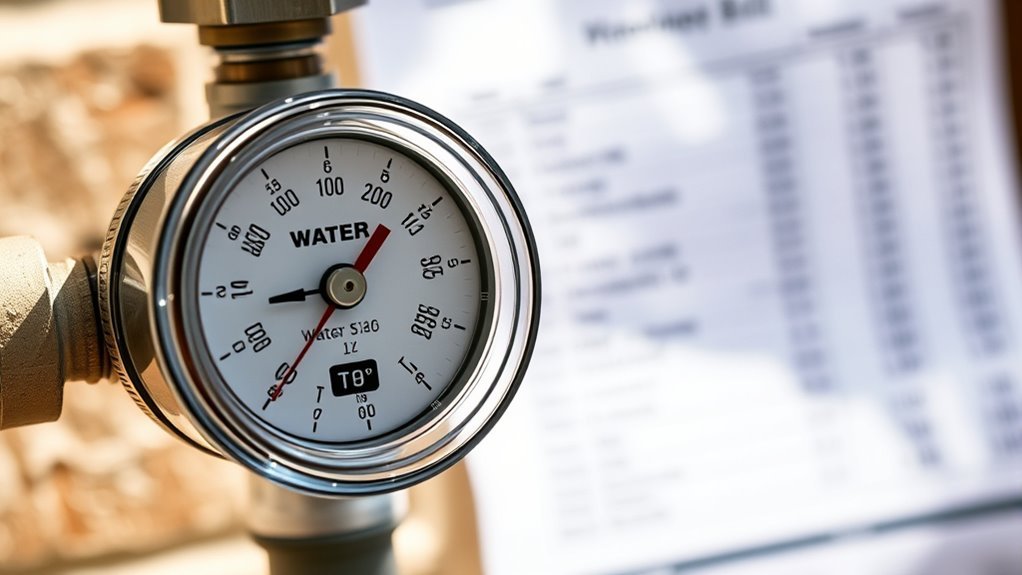 water usage based sewer charges